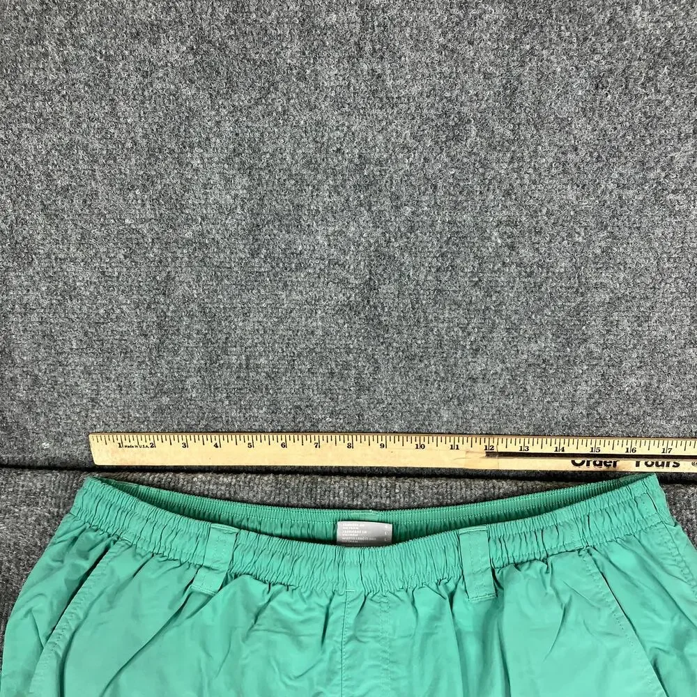 Columbia Swim Trunks Mens Size L Green Mesh Lined Quick Dry‎ Outdoor Lightweight